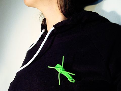 Helicopter Brooch