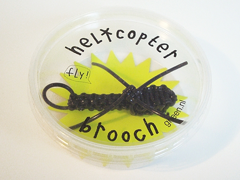 Helicopter Brooch